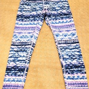 Zella Cropped Leggings Athletic Fitness Wear Size X-Small